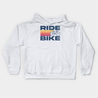 Ride Bike And Enjoy The Ride Kids Hoodie